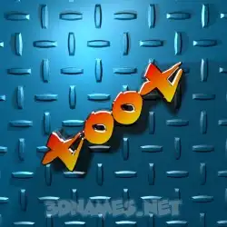 toot in Grid Style style - 3D name wallpaper