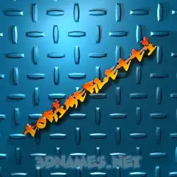 torimerletti in Grid Style style - 3D name wallpaper