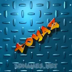 toyaz in Grid Style style - 3D name wallpaper