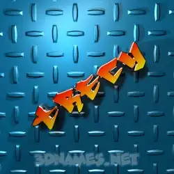 trecy in Grid Style style - 3D name wallpaper