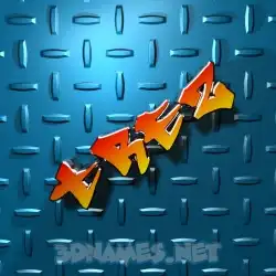trez in Grid Style style - 3D name wallpaper