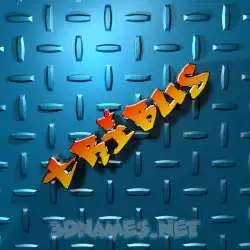 tribus in Grid Style style - 3D name wallpaper