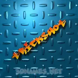 trickshot in Grid Style style - 3D name wallpaper