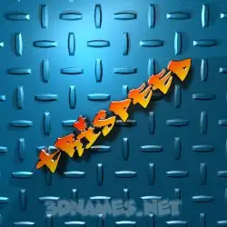 trispeed in Grid Style style - 3D name wallpaper