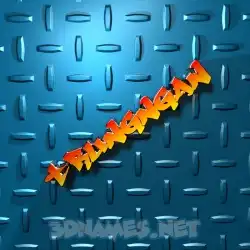 trungngan in Grid Style style - 3D name wallpaper