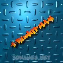 trungpham in Grid Style style - 3D name wallpaper