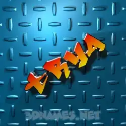 trya in Grid Style style - 3D name wallpaper