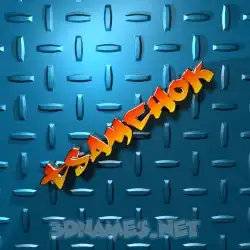 tsamchok in Grid Style style - 3D name wallpaper