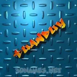 tuanduy in Grid Style style - 3D name wallpaper