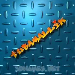 tubamallik in Grid Style style - 3D name wallpaper