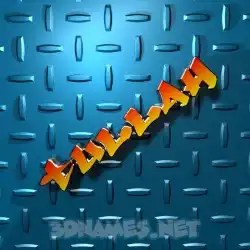 tullah in Grid Style style - 3D name wallpaper