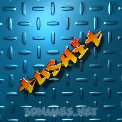 tushit in Grid Style style - 3D name wallpaper