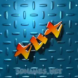 tut in Grid Style style - 3D name wallpaper