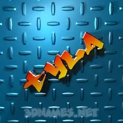 tyla in Grid Style style - 3D name wallpaper