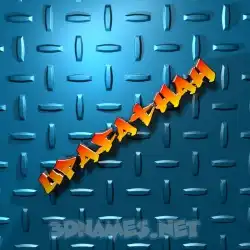 upafathah in Grid Style style - 3D name wallpaper