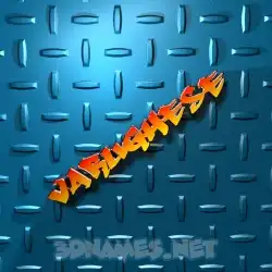 varughese in Grid Style style - 3D name wallpaper