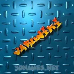 varuniki in Grid Style style - 3D name wallpaper