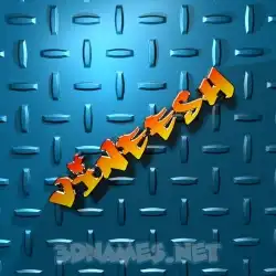 vineesh in Grid Style style - 3D name wallpaper
