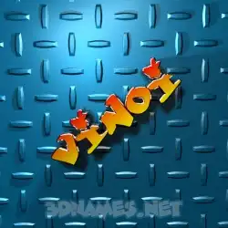 vinoi in Grid Style style - 3D name wallpaper