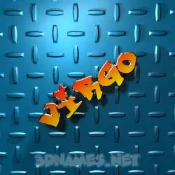 virgo in Grid Style style - 3D name wallpaper