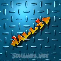 wallid in Grid Style style - 3D name wallpaper