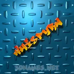 whispyrn in Grid Style style - 3D name wallpaper