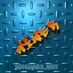 winer in Grid Style style - 3D name wallpaper
