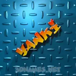 yanki in Grid Style style - 3D name wallpaper