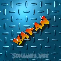 yapan in Grid Style style - 3D name wallpaper
