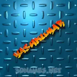 yashkumar in Grid Style style - 3D name wallpaper