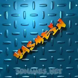 yasmein in Grid Style style - 3D name wallpaper