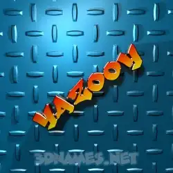 yazooy in Grid Style style - 3D name wallpaper