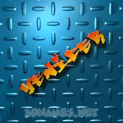 yenifer in Grid Style style - 3D name wallpaper