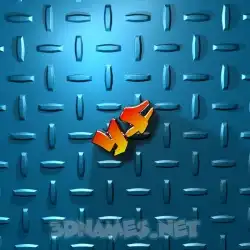 yf in Grid Style style - 3D name wallpaper