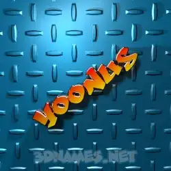 yoonus in Grid Style style - 3D name wallpaper