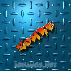 zohre in Grid Style style - 3D name wallpaper