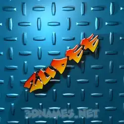 zudee in Grid Style style - 3D name wallpaper