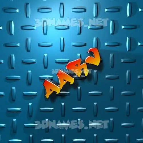 aarv in Grid Style style - 3D name wallpaper