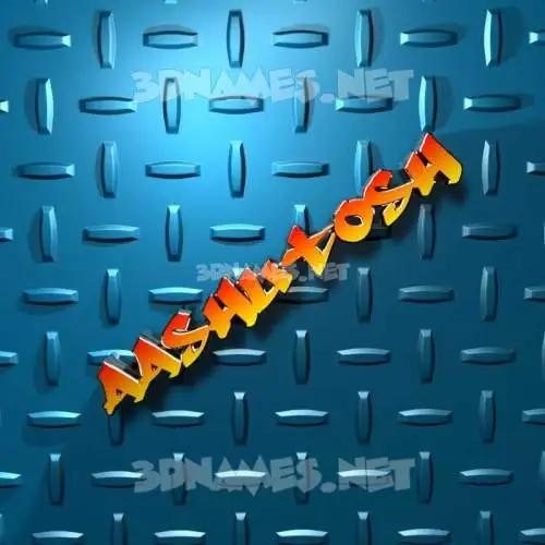 aashutosh in Grid Style style - 3D name wallpaper