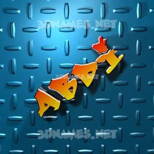 abdi in Grid Style style - 3D name wallpaper