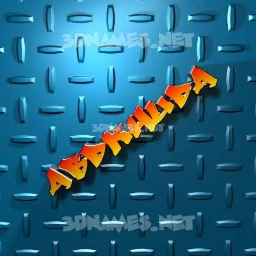 abdkhuda in Grid Style style - 3D name wallpaper