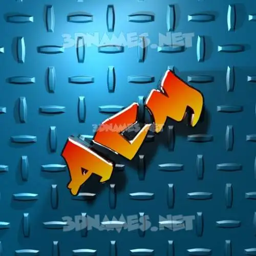acm in Grid Style style - 3D name wallpaper