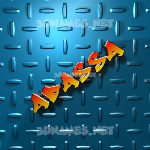 adassa in Grid Style style - 3D name wallpaper