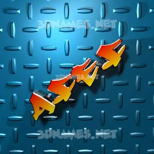 afef in Grid Style style - 3D name wallpaper