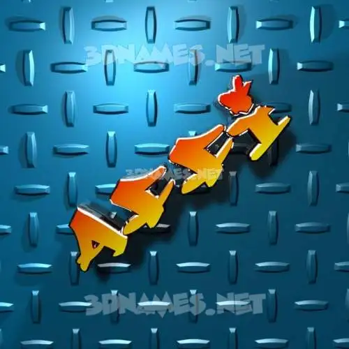 affi in Grid Style style - 3D name wallpaper