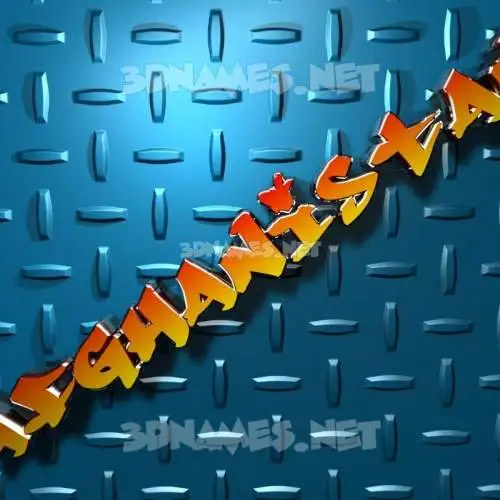 afghanistan in Grid Style style - 3D name wallpaper
