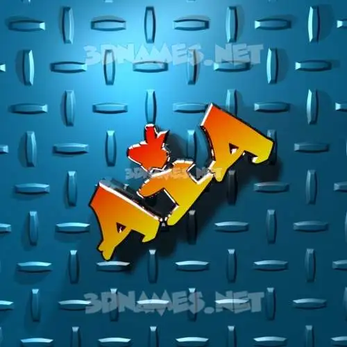 aia in Grid Style style - 3D name wallpaper aia in Grid Style style - 3D name wallpaper
