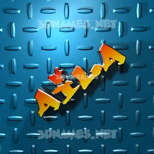 aila in Grid Style style - 3D name wallpaper