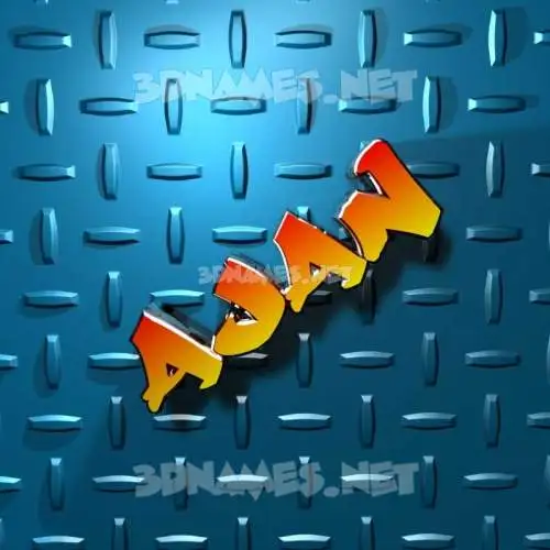 ajan in Grid Style style - 3D name wallpaper