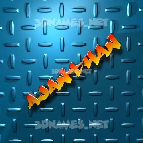 ajanthan in Grid Style style - 3D name wallpaper
